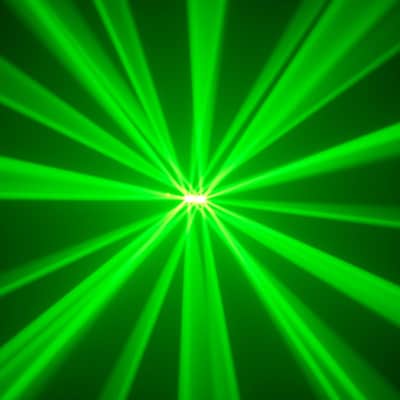 Chauvet DJ Scorpion Dual Fat Beam Green Aerial Laser Sky Effect - Open Box Mint image 2