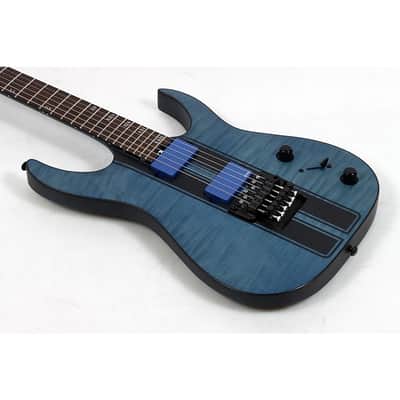 Schecter Banshee GT FR 6-String Electric Guitar - Satin Transparent Blue image 2