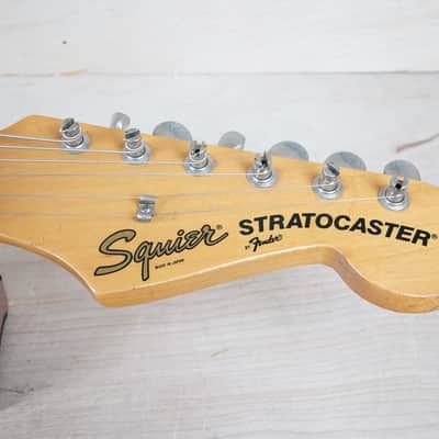 Squier CST-55 JV Stratocaster Reissue MIJ 1983 Lake Placid Blue Vintage Fender Japan w/ Bag image 3