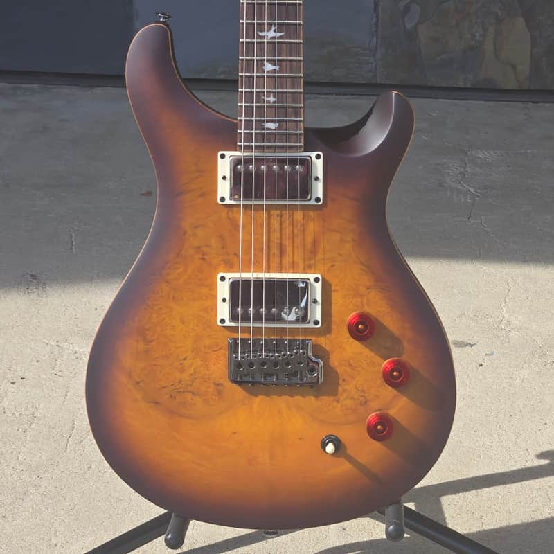 Used PRS SE DGT Exotic Laurel Burl Top image 1