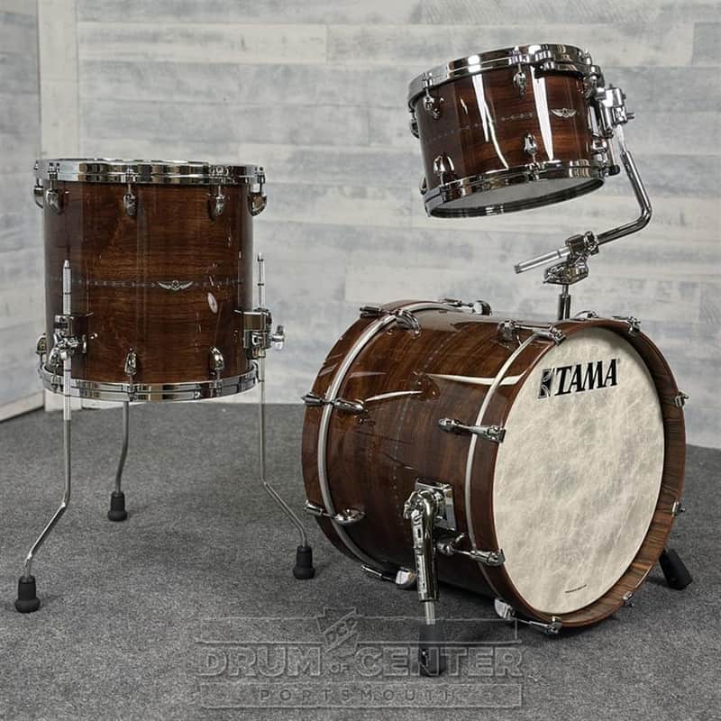 Tama Star Bubinga 3pc Bop Drum Set Natural Indian Laurel w/Inlay image 1