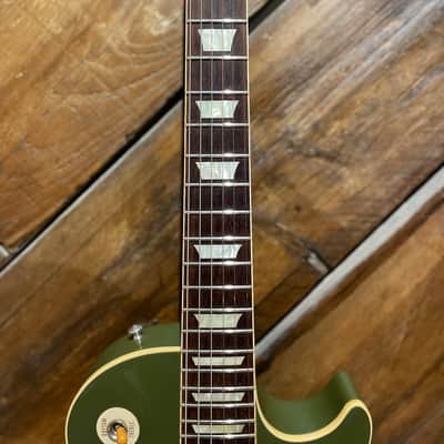 2015 Gibson Custom Shop R8 Les Paul Standard '58 Reissue VOS, Olive Drab image 6