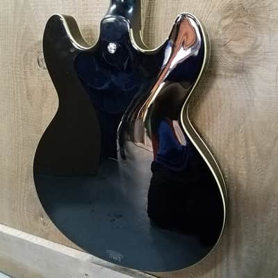 Yamaha SA500 Semi-Hollow 335 Style Electric Guitar Black 2005-2007 image 6