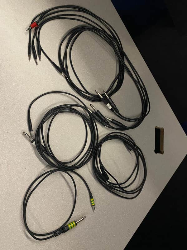 1/4 to 1/8 TS cable lot image 1