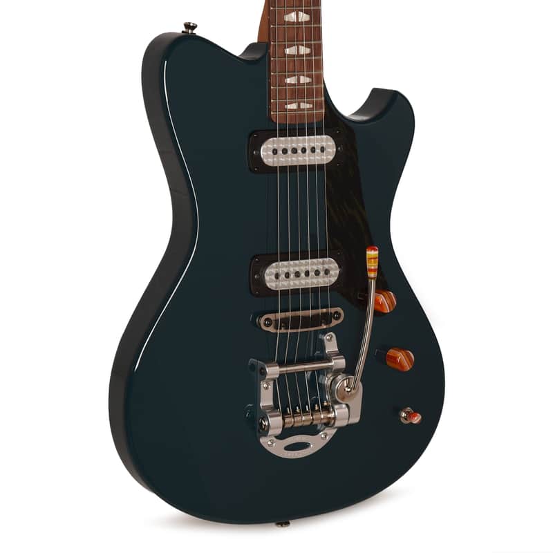 Powers Electric A-Type Fjord Green w/FF42 Pickups (Serial #B333) image 1