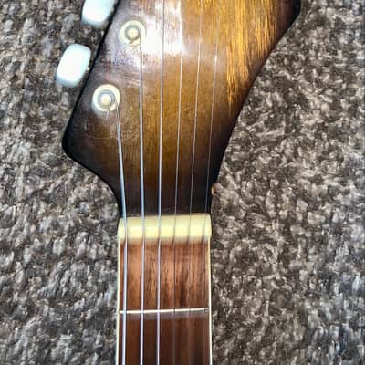 Vintage Teisco del ray Model wg Electric guitar made in japan 1965 image 2