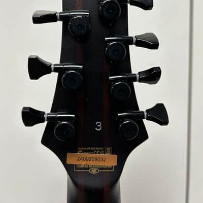 Schecter John Browne Tao-7 Electric Guitar - Satin Transparent Purple image 6