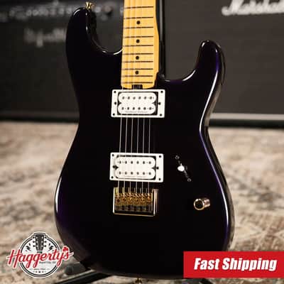 Charvel American Neo-Classic San Dimas SD1 HH HT MPL Electric Guitar - Velvet Midnight with Hardshell Case