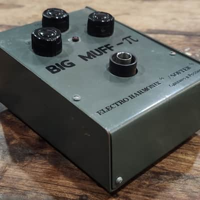 RARE! Electro-Harmonix (Sovtek) Green Russian Big Muff V7 Bubble Font 1994 Russia image 4