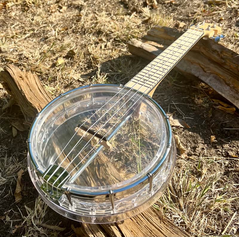 Gold Tone Little Gem Diamond Banjo Ukulele 2020’s - Clear image 1