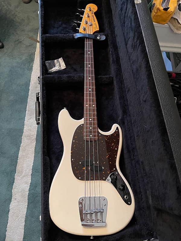 Fender Mustang Bass 2000's - Olyimpic White image 1