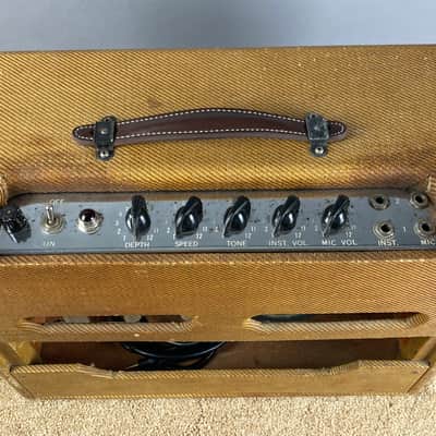 Fender Tweed Tremolux 5E9 Rare 1955 Vintage Narrow Panel Small Box image 2