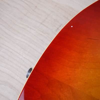 Burny Super Grade RLG-50 '59 Model MIJ 1985 Cherry Sunburst Vintage Japan w/ Bag image 6