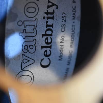 Ovation Celebrity CS257 - 2000s - Cherry Burst - w/ OHSC image 11