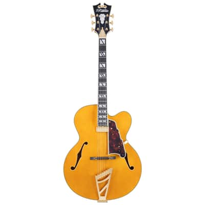 D'Angelico Excel EXL-1 Electric Guitar (Hollowbody - Amber) image 1