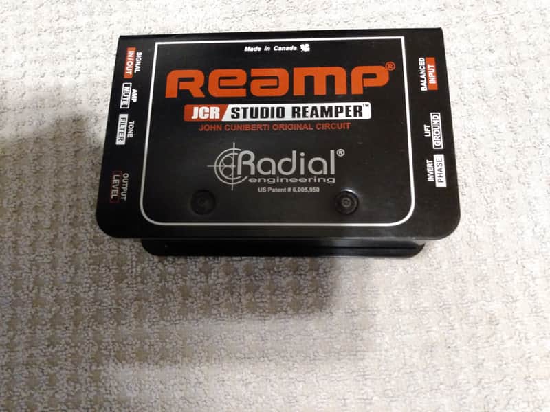 Radial Reamp JCR Studio Reamper with Recoding Modification image 1