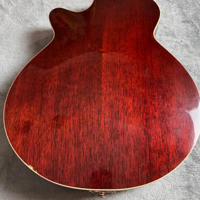 Dean Stylist Hollow Body Electric Guitar Flame Sunburst Korea w/ Hard Case image 8