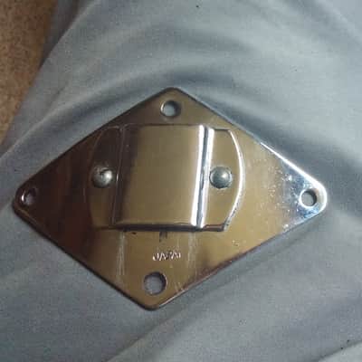 Pearl Hoshino VINTAGE Diamond Plate Tom SPADE CLIP Bracket MIJ JAPAN 60s 70s Rail Consolette image 2
