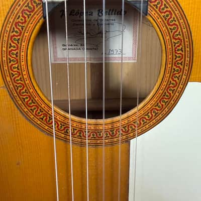 1973 José López Bellido Flamenco Blanca – Granada – Cypress/Spruce – One Owner – Original Factura image 3