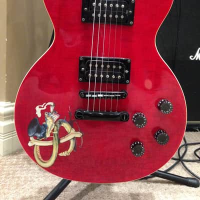 Epiphone Les Paul Classic Slash Signature Series Transparent Red image 1