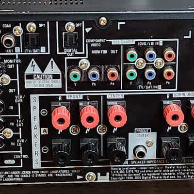 Pioneer Pioneer VSX-D711 A/V receiver with Dolby Digital, DTS, and Dolby Pro Logic II 90s  - Black image 10