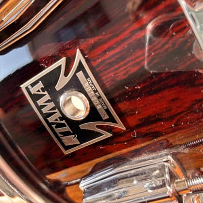 Tama AS656NRC 6.5x14" Limited Artstar Cordia/Bubinga/Birch Snare Drum 2016 - Natural image 10
