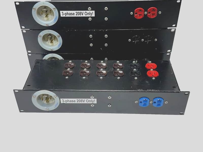 Rack Pack Power Distro 30A 30Y 120/208VAC 3-Phase 208v #584 (One) THS image 1