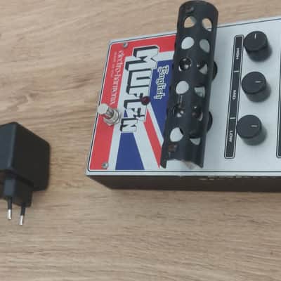 Electro-Harmonix English Muff'N Tube Distortion / Preamp 2005 - 2021 - Silver / Red / Blue image 2