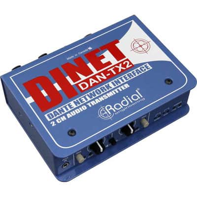 Radial Engineering DAN-TX2 Émetteur DANTE 2 canaux EtherCon image 1