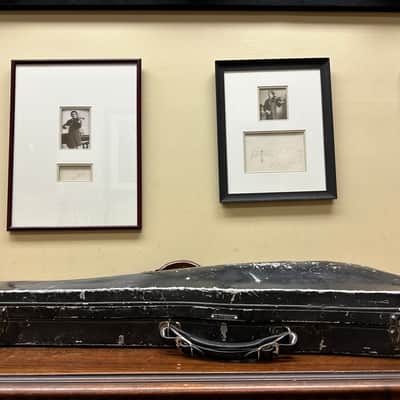 Vintage Metal German 4/4 Violin Case by Otto Ramstetten image 5