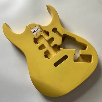 HSH Yellow Basswood Guitar Double Cutaway Body image 1