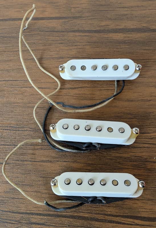 3x Fender USA Stratocaster Strat Single Coil Pickups image 1