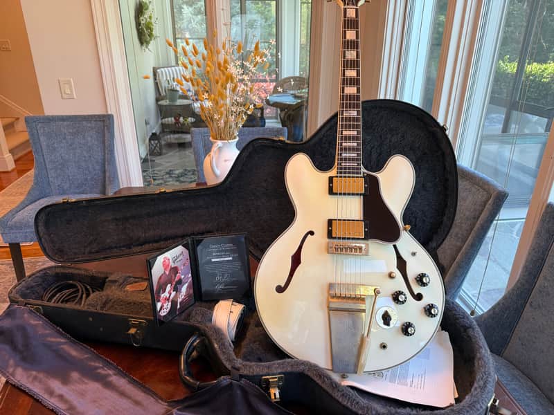 Gibson Custom Shop Alex Lifeson "Inspired By" ES-355 2008 - Alpine White (#029) image 1