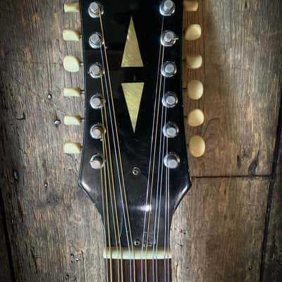 1967 Gibson B45-12-N 12 Stain Acoustic in Natural finish with hard shell case image 10
