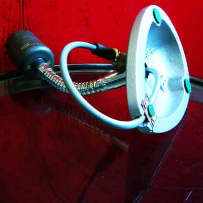 Vintage 1950's Altec 633A dynamic microphone "Salt Shaker" w period stand & cable High Z PROP # 2 image 16