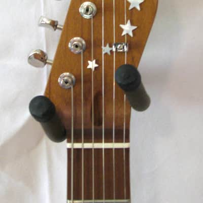 Custom Designed & Crafted - Surf Green Tele Thinline style/African Turquoise Stones - RSG Serial #058 2024 image 12