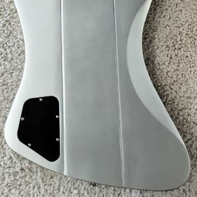 Epiphone Thunderbird 64 4-String Electric Bass Guitar with Gig Bag, Silver Mist image 8