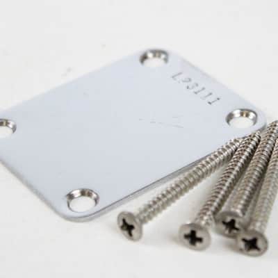 1963 Vintage Fender Jaguar/Jazzmaster/Stratocaster/Telecaster NeckPlate USA 1960s Pre-CBS L-Series image 5