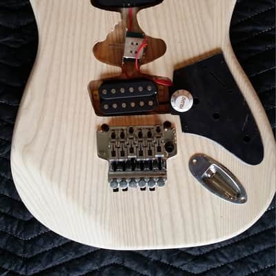 Frankenstrat EVH Kit Guitar - Ash Body - Floyd Rose image 1