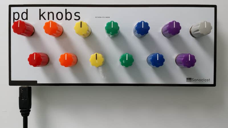 Sonoclast Pd Knobs High Resolution 10-bit MIDI Controller for Pure Data Bild 1
