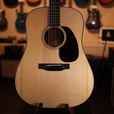Martin D-18 Satin Standard Series Acoustic Guitar - Satin Natural with Aging Toner 7718 image 3