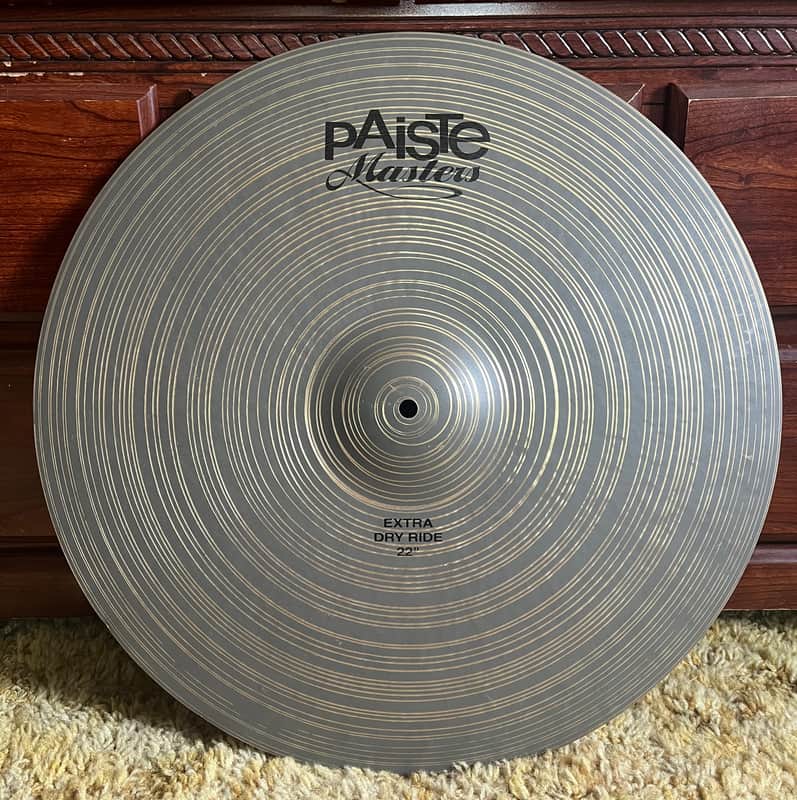 Paiste 22" Masters Extra Dry Ride Cymbal 2011 - Present - Traditional image 1
