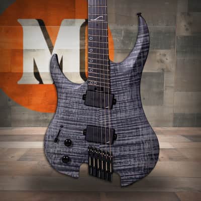 Legator G6FSSL Ghost 6 String Electric Guitar - Black Flame (G6FSSL-BLK) image 1