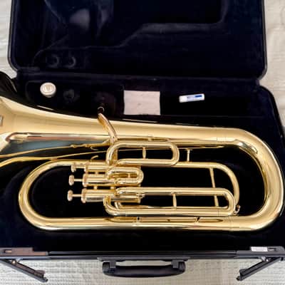 Yamaha YEP-201 Standard Euphonium 2010s - Lacquered Brass image 4