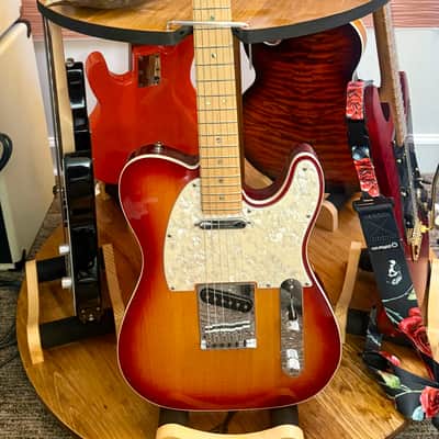 Fender American Deluxe Telecaster with Maple Fretboard - Aged Cherry Burst! image 2