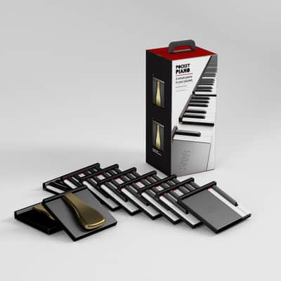 Pocket Piano Portable MIDI Full Size Keyboard w/Travel Case, Pedals & Bluetooth. Free USA Shipping image 2