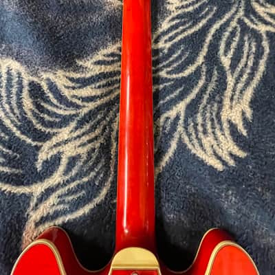 Eastman T486B-RD Thinline Archtop with Bigsby 2015, Red, near mint w/OHSC image 10