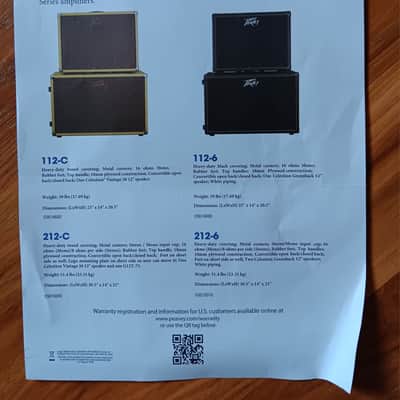 Peavey 212-C 60W 2x12" Cabinet 2010s - Tweed ((with custom cover)) image 12
