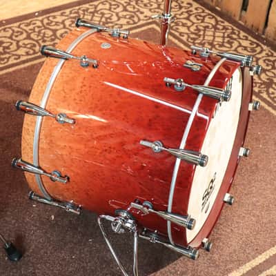 Sonor SQ2 Medium Maple Birdseye Sunburst Fade High Gloss Drum Set - 17x22,8x10,9x12,14x14,16x16 image 2