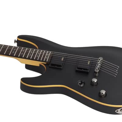 Schecter Demon-6 LH - Satin Black (3665) image 4